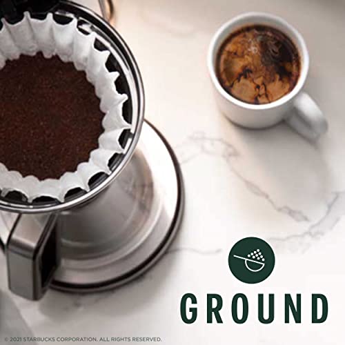 Starbucks Ground Coffee Veranda Blend Blonde Roast - 6 Pack of 18 oz Bags - Light, Smooth Coffee