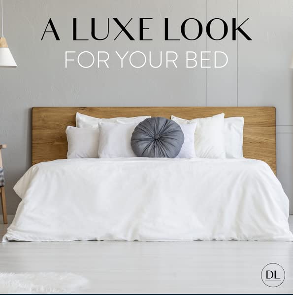 Gray King Size Bed Sheet Set with 4 Pillowcases - Cooling Microfiber Bedding