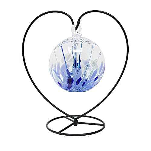 Ornament Display Stand Holder Iron Hanger for Chrismas Hanging Glass Globes (Love Shape Large 1 Pcs)