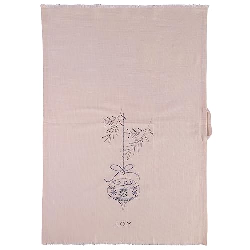 Karma Gifts Embroidered Cotton Tea Towels Ornaments – Small