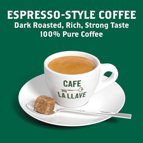 Decaf Ground Espresso Coffee - Dark Roast 8.8 oz Pack of 12 - Cuban Style Flavor