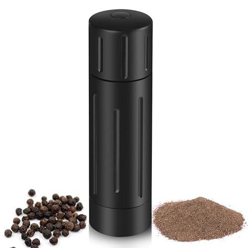 Professional Manual Pepper Grinder - Adjustable Coarseness, Heavy Duty Aluminum Mill