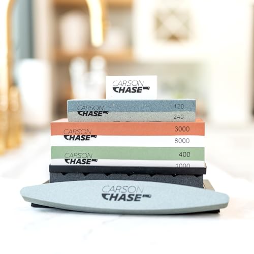 Knife Sharpening Stone Kit 15-Piece with Whetstone Bowl & Accessories