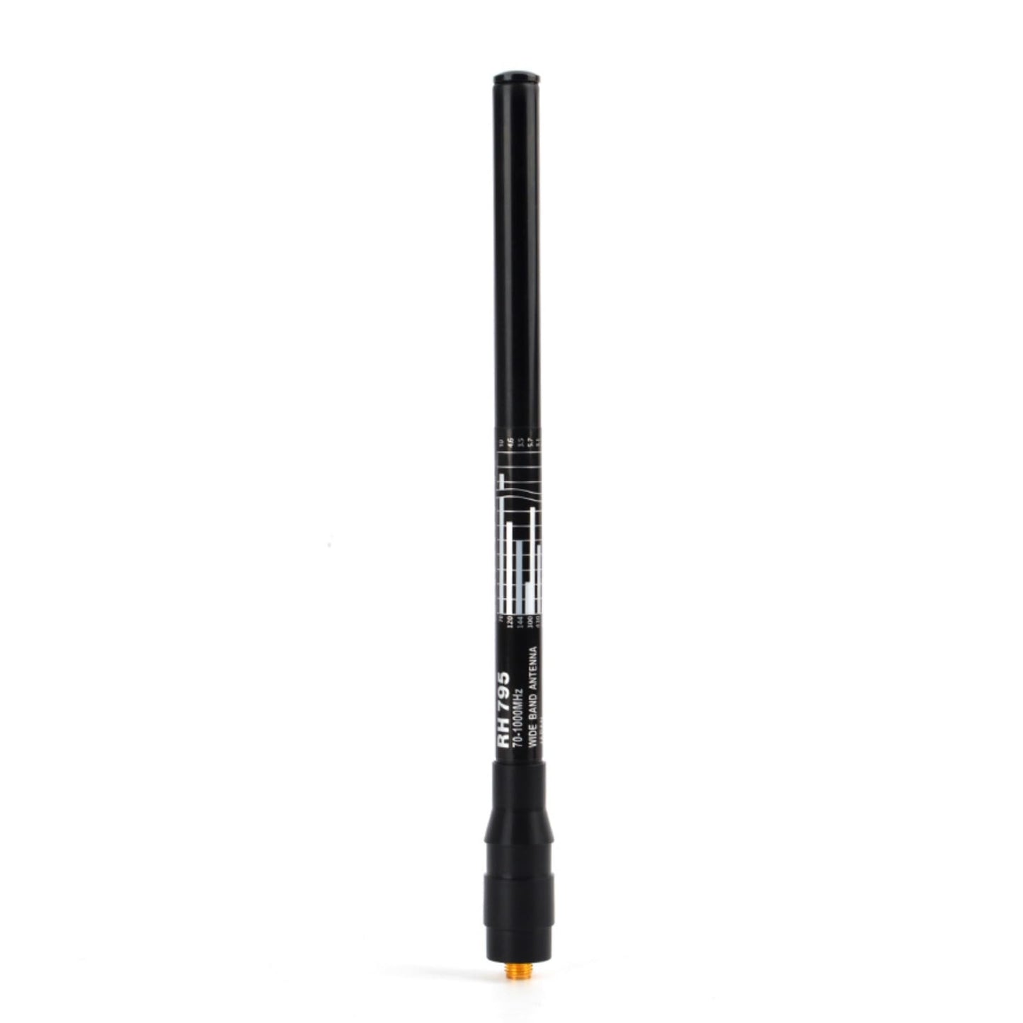 YNIBST Telescopic 70-1000MHz SMA-F Wideband Broadband Antenna for Handheld Ham Radio Two-Way Radios