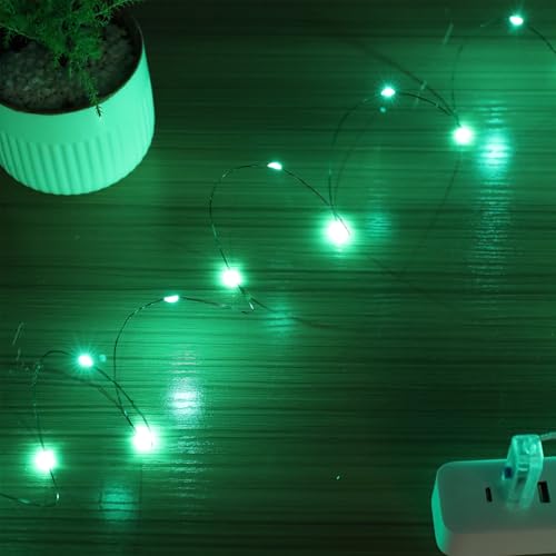 2 Pack USB Plug-in Fairy Lights, 33ft 100 Mini LED String Lights with