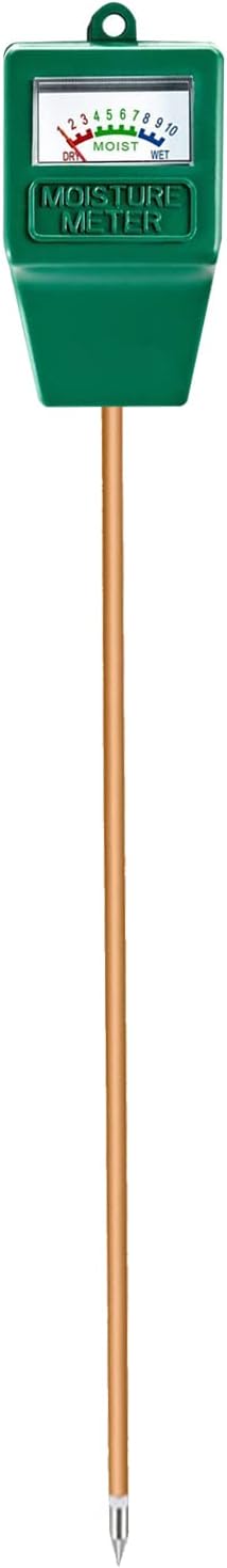 Soil Moisture Meter - Long Probe Hygrometer for Potted Plants & Gardens | No Battery Needed