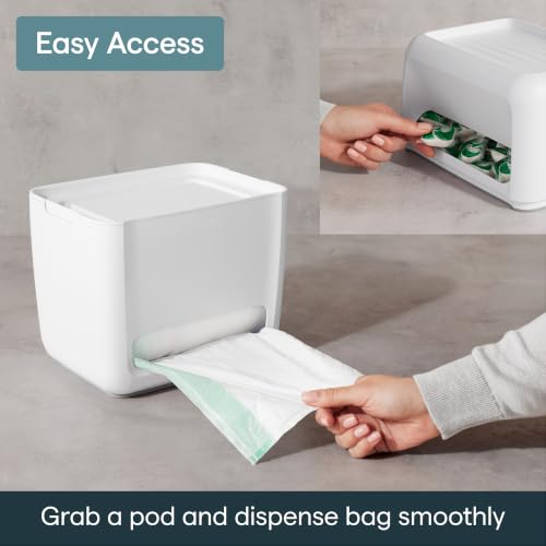 YouCopia SinkSuite Bag & Pod Dispenser - Standing Garbage & Dishwasher Pod Organizer - Variation of Bag & Pod Dispenser