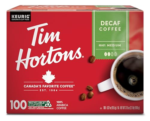 Decaf Medium Roast Coffee Pods - Compatible with Keurig, 100 Count