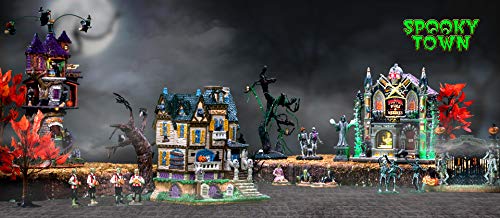 Lemax Ghouly Grocer Halloween Village Lighted Building - Spooky Town Scene