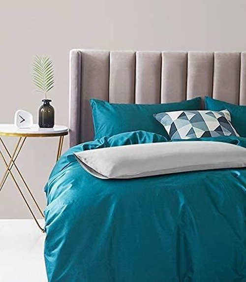 FLXXIE Body Pillow Cover - Super Soft Microfiber 20x54 Long Pillowcase | Wrinkle & Stain Resistant, Light Grey