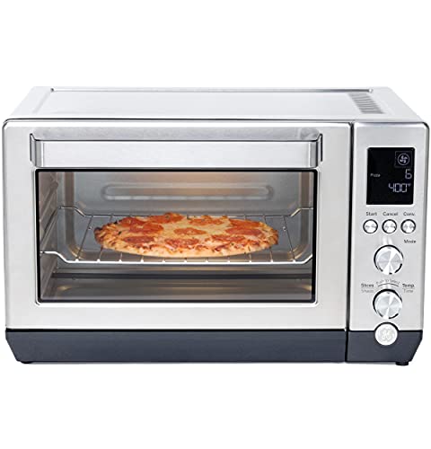 GE Convection Toaster Oven with Calrod Heating 7 Modes Large Capacity Stainless Steel
