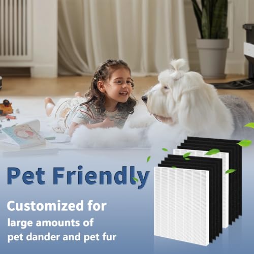 10 Piece Air Purifier Filter Set for Winix C545 - High-Efficiency & Activated Carbon
