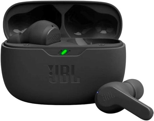 JBL Vibe Beam - True Wireless Earbuds with Deep Bass Sound & VoiceAware | 32-Hour Battery Life, Black