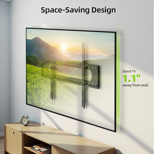 USX MOUNT Fixed TV Wall Mount 65-120 inch Up to 220 lbs Low Profile Bracket