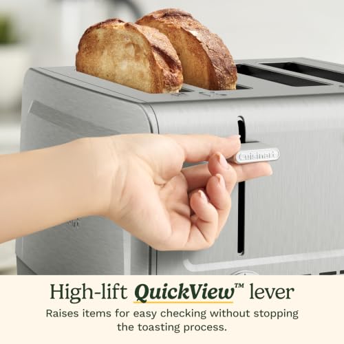 Cuisinart 4-Slice XL Slot Toaster with 7 Shade Settings - Stainless Steel