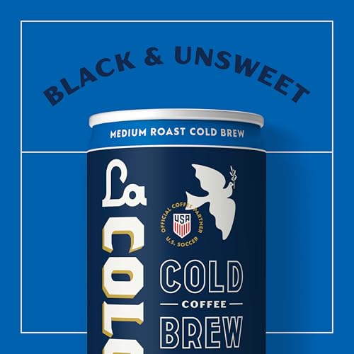 Cold Brew Coffee Unsweetened - 11 Fl Oz Cans, Pack of 12 - Ready-to-Drink Coffee