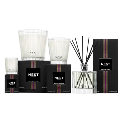 NEST New York Moroccan Amber Reed Diffuser Refill - 5.9 fl oz, Up to 90 Days Fragrance