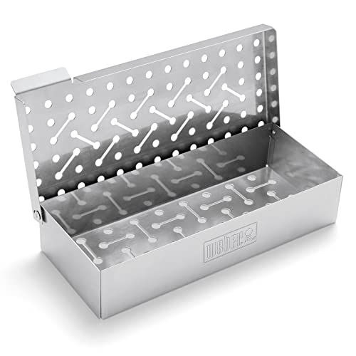 9.8 Inch Stainless Steel Universal Smoker Box for Grills – Weber Compatible