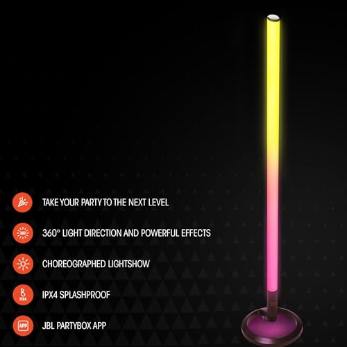 JBL PartyLight Stick - Party Light with Sound Sync & RGB Effects - Variation of JBL Partylight Stick