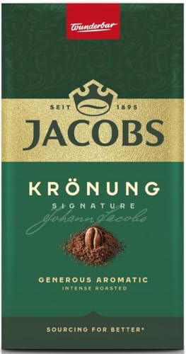 Jacobs Kronung Ground Coffee 3 Pack 52.5oz | Premium Roast, 17.6oz Each