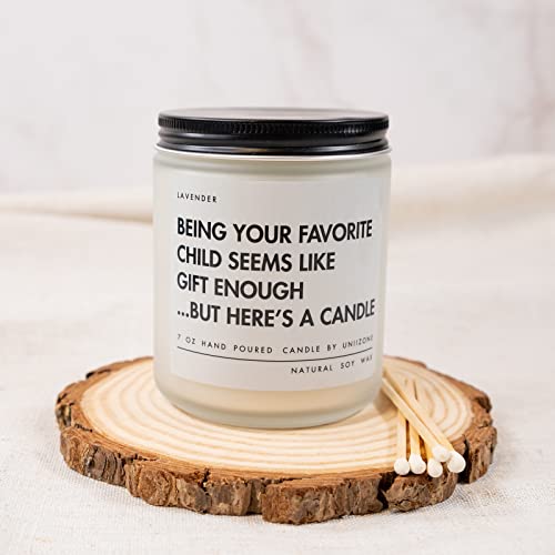 Funny Father's Day Candle for Dad from Daughter or Son - Humorous Gift Idea