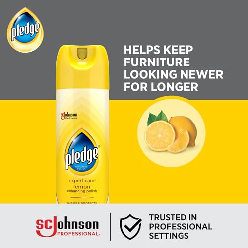 Enhancing Lemon Polish Spray - Professional Surface Protector & Shine, 12 Pack