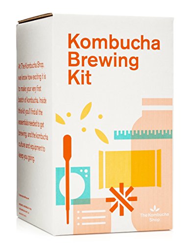 Organic Kombucha Starter Kit 1 Gallon Home Brewing Set by The Kombucha Shop
