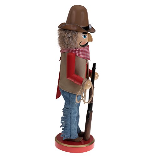 Clever Creations Cowboy 12 Inch Traditional Wooden Nutcracker Christmas Decor