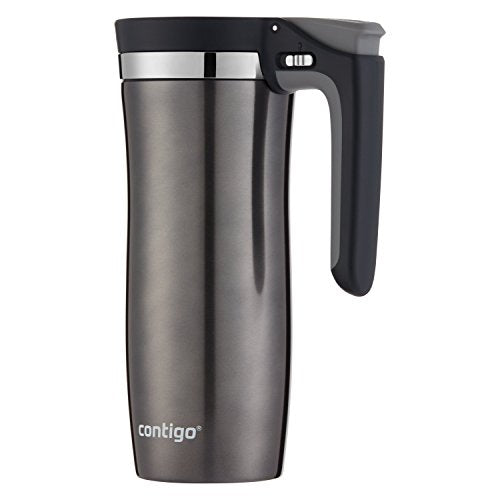 Contigo Gunmetal Travel Mug 16oz with AUTOSEAL Leak-Proof Lid & Handle