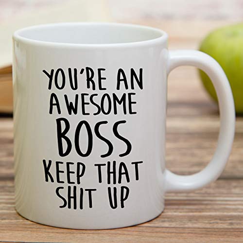 Retreez Funny Mug - You're an Awesome 11 Oz White Ceramic Coffee Mug - BOS005