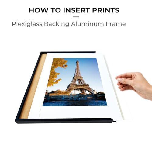 32x40 Poster Frame - Black Aluminum Snap Frame with Plexiglass - Variation of THIS listing