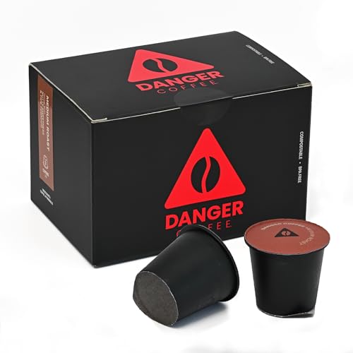 Danger Coffee Compostable Pods by Dave Asprey | Medium Roast 12