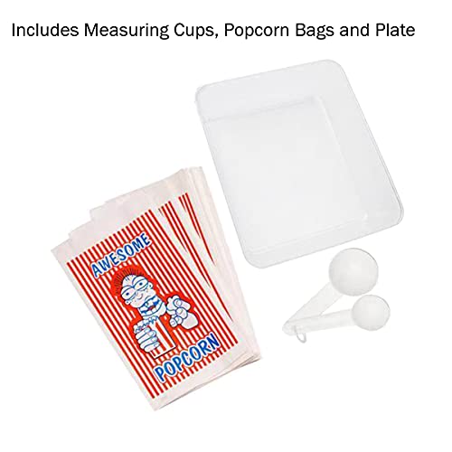 Great Northern Popcorn Little Bambino 2.5oz Red Popcorn Machine - Nostalgic Countertop Design