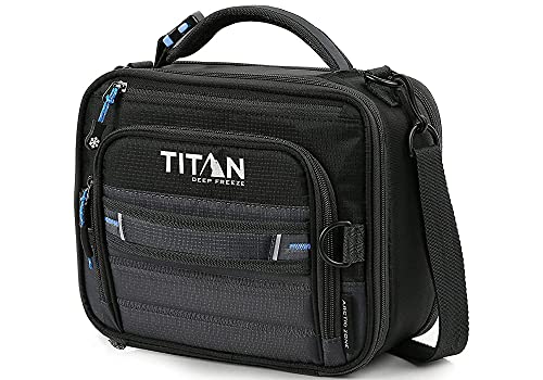 Insulated Lunch Bag with Leak Proof Container - Black - Arctic Zone Titan Deep Freeze