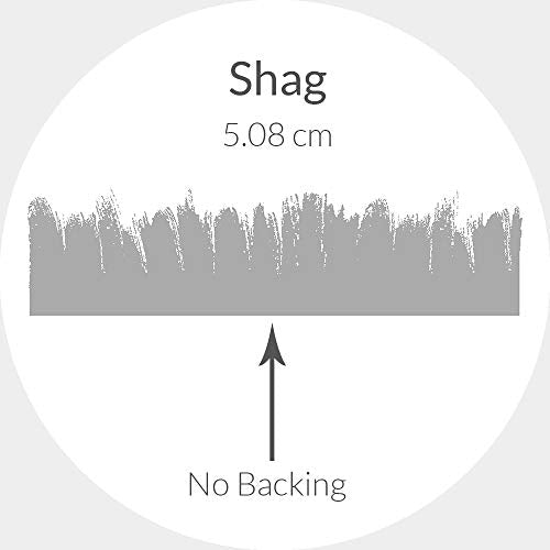 SAFAVIEH Hudson Shag Collection Accent Rug - 3' x 5', Grey & Ivory, Moroccan Design, Non-Shedding & Easy Care, 2-inch Thick Ideal for High Traffic Areas in Entryway, Living Room, Bedroom (SGH284B)