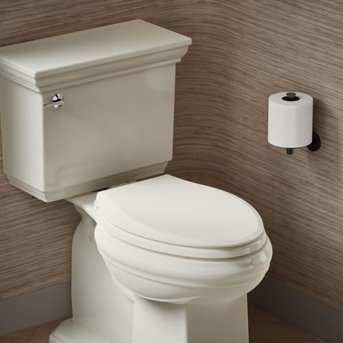 Kohler Cachet Nightlight Soft Close Toilet Seat Elongated Biscuit ReadyLatch