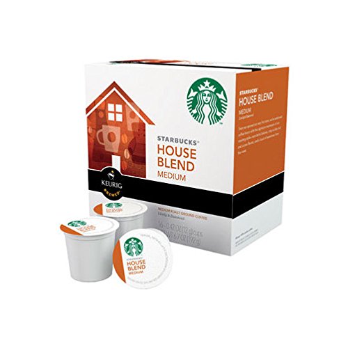 Starbucks House Blend Coffee K-Cups - Rich Flavor, Convenient Single Serve Pods | 24 Count