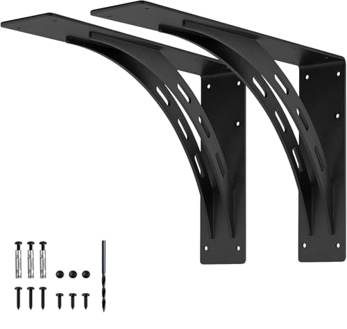 20 inch Heavy Duty Shelf Brackets , Max Load 1100 Lbs ,Premium Alloy