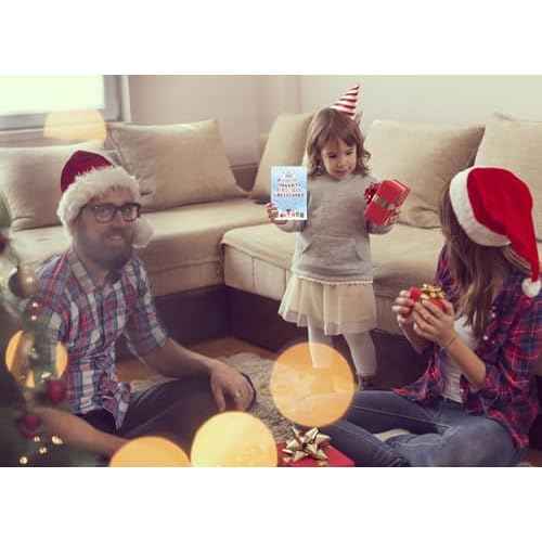 Merry Christmas Card Happy Merry Birthday Christmas Card Happy Birthday Merry Christmas Card with Envelope Funny Birthday Card Happy Christmas Birthday Card for Women Men Xmas Birthday Gift