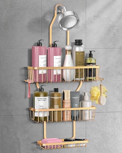 Shower Caddy Hanging - Never Rust Organizer Aluminum Over the