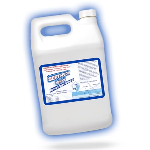 Septic-Flow Shock Drain Field Cleaner & Leach Field Treatment - 128 Fl Oz