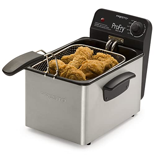 Deep Fryer with Stainless Steel Immersion Element - 8-Cup Capacity - Fryer Variation