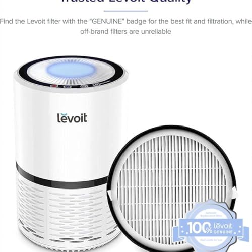 Levoit LV-H132 Air Purifier Replacement Filter, Genuine Filters, 2