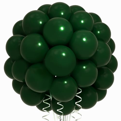 Green Latex Balloons 12-Inch 100 Pack for Party Decorations, Weddings, Christmas