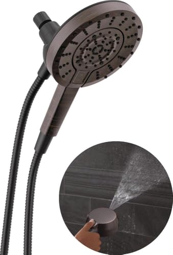 Delta In2ition 5-Setting 2-in-1 Dual Shower Head Venetian Bronze / 5-Spray