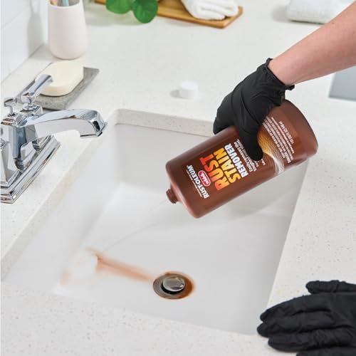 Rust-Oleum Whink Rust Stain Remover 32oz - Heavy-Duty Iron & Rust Stain Remover for White Sinks & Toilets, 6 Pack