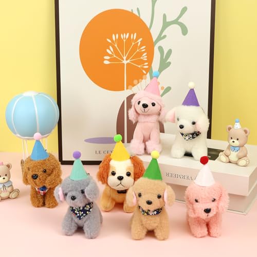 Dog Adoption Party Favors Set - Plush Puppies, House, Certificates & Accessories