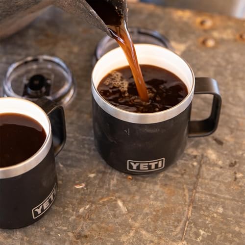 YETI Rambler 14 oz Ceramic Lined Stackable Mug Wetlands Camo - Durable Camping Coffee Cup