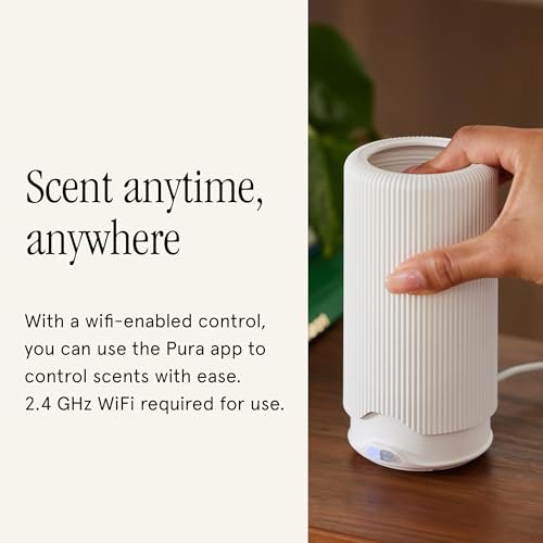 Pura Plus Smart Home Fragrance Diffuser - Large Space, App-Controlled, White