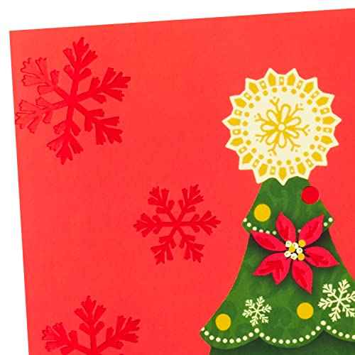 Hallmark Christmas Cards, Christmas Tree (6 Cards with Envelopes)